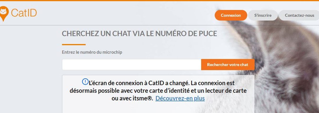 Changement de vos données personnelle sur la puce de votre animal (CatID et DogID)